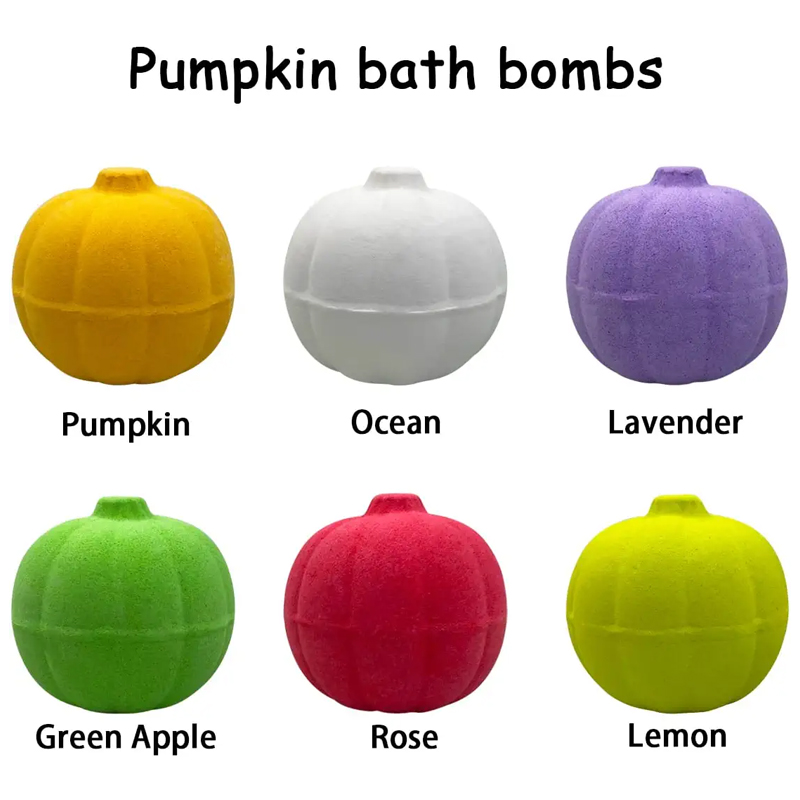 6 Pack Halloween bath bomb